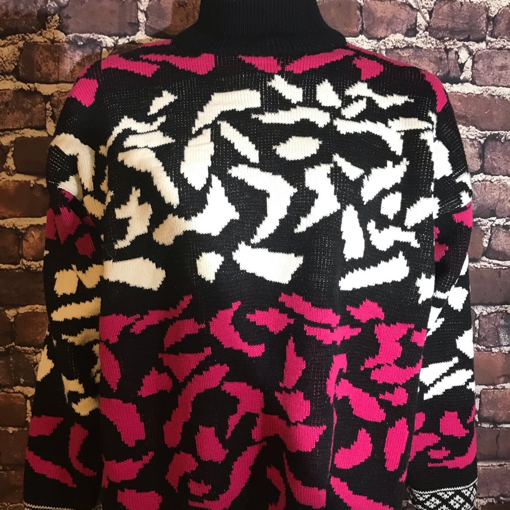 Vintage mock turtleneck sweater